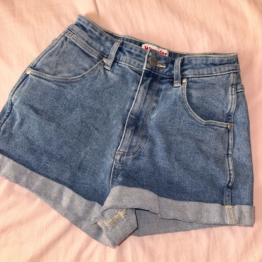 Wrangler Women's Blue Denim Shorts